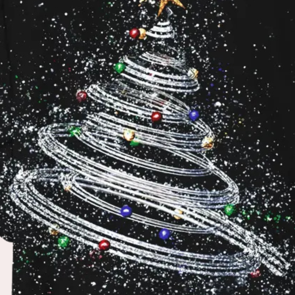 Drune | Weihnachtlicher Kapuzenpullover Für Herren Mit Muster