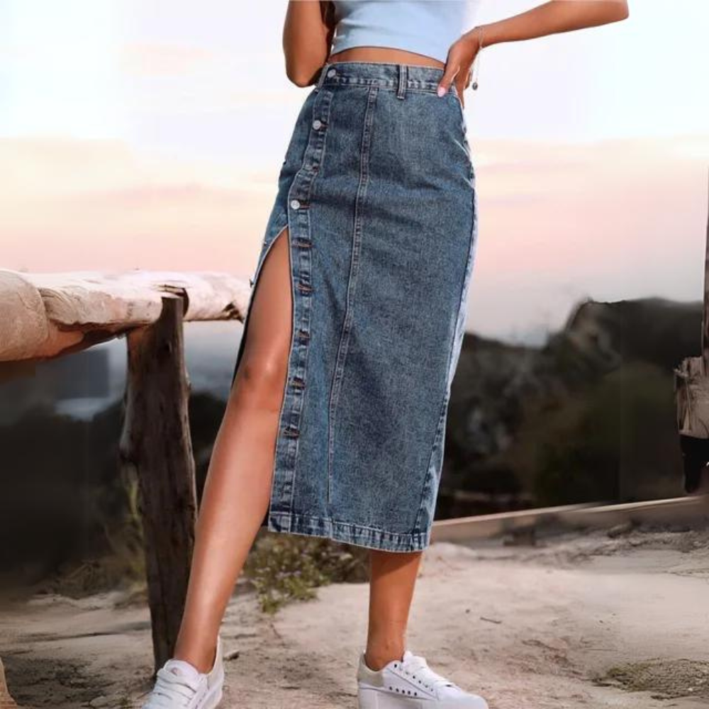 Drune | Elegante Jeansrock