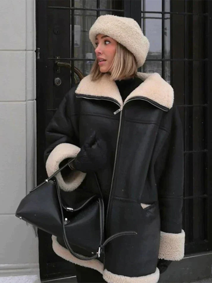 Drune | Schwarze Jacke für Damen