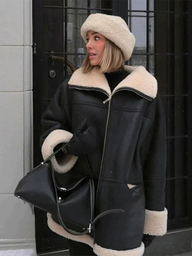 Drune | Schwarze Jacke für Damen