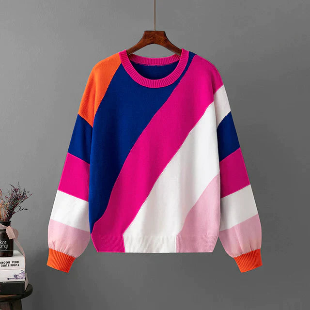 Drune | Bunter gestreifter Pullover
