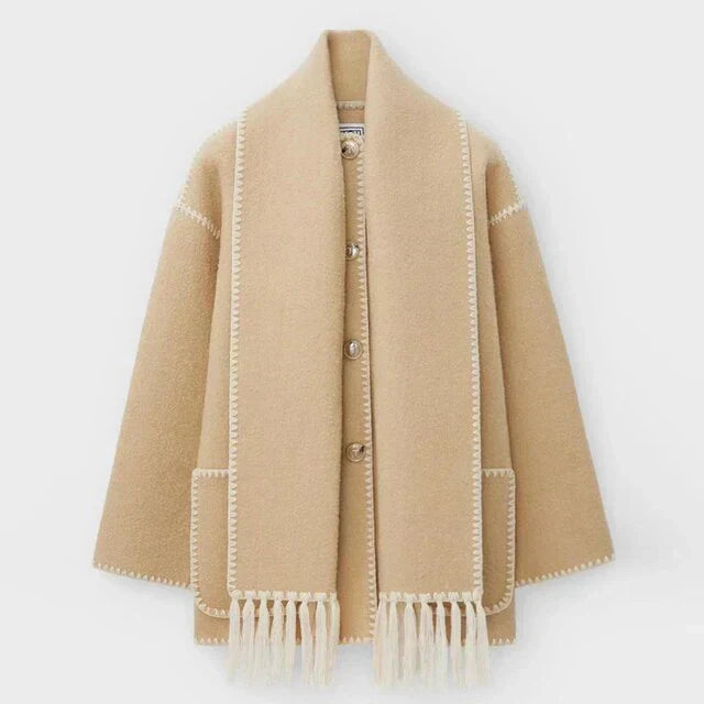 Drune | Abendjacke für Damen mit Schal, elegant und bequem