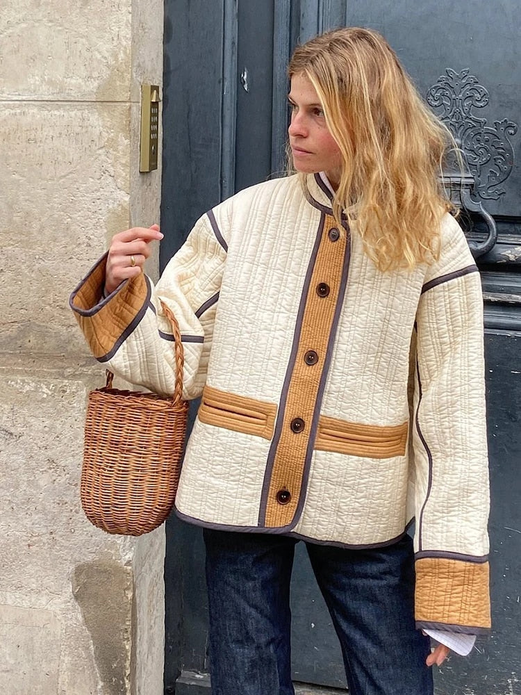 Drune | Handgefertigte Patchwork Jacke Aus Baumwolle