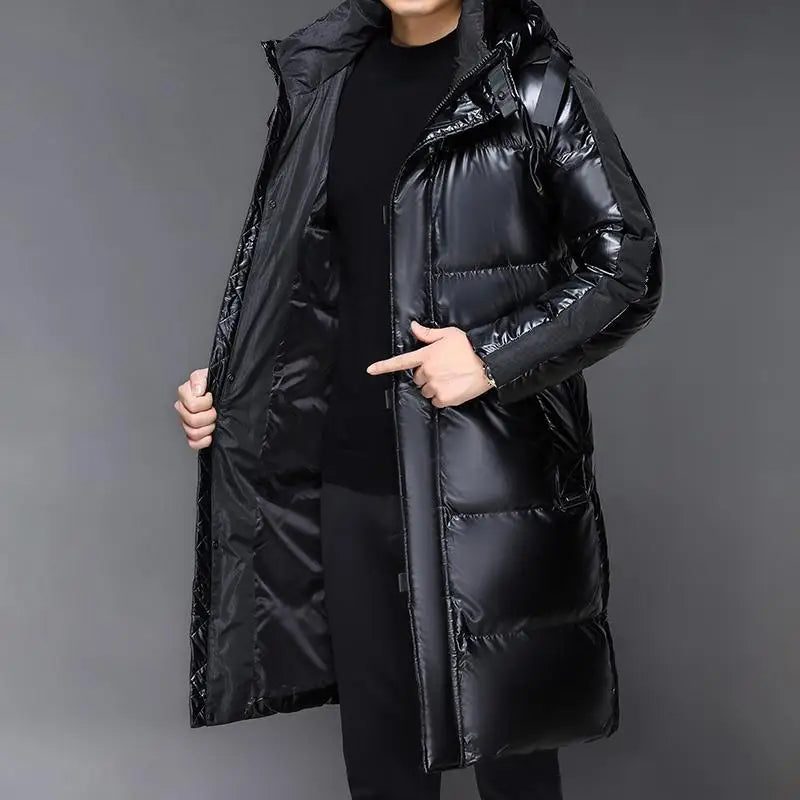 Drune | Modische schwarze Daunenjacke