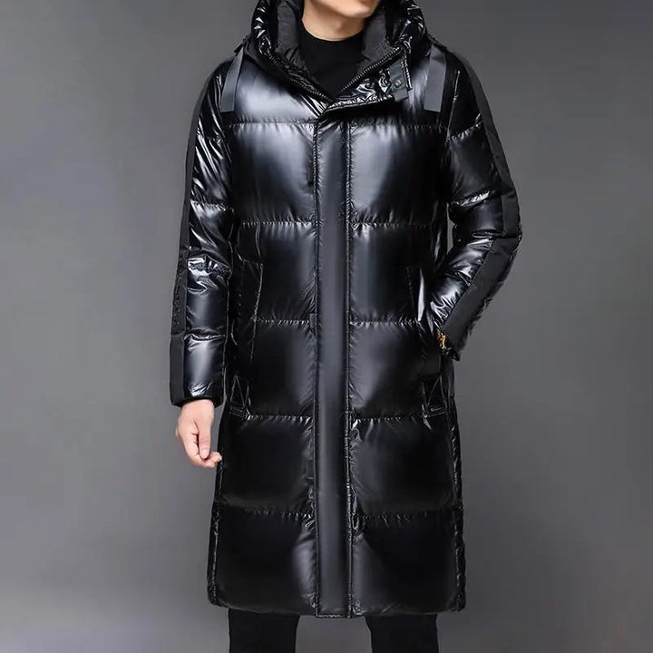 Drune | Modische schwarze Daunenjacke