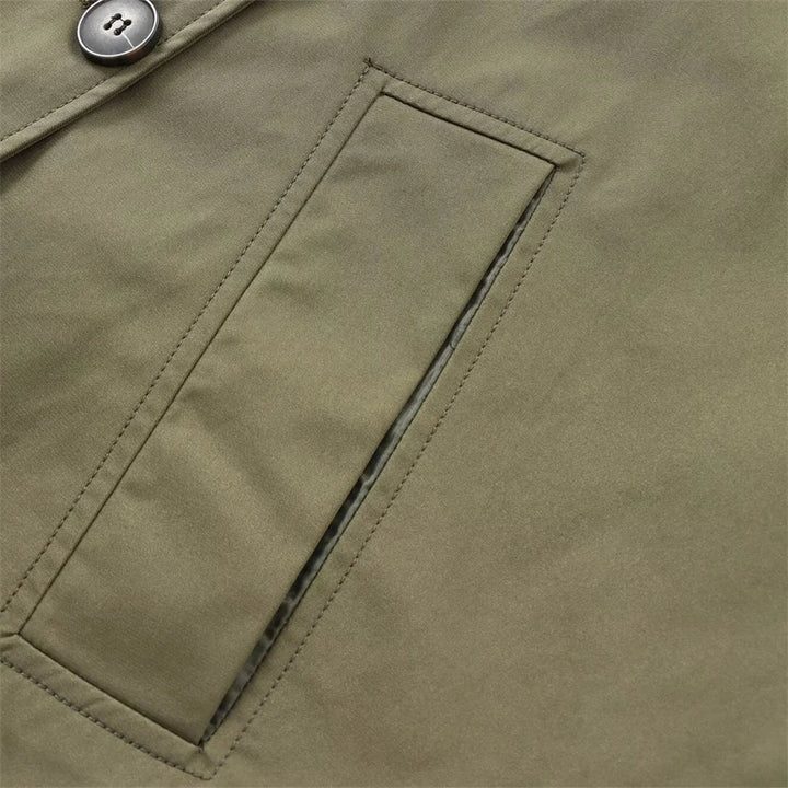 Drune | Modischer Trenchcoat Damen mit Kapuze
