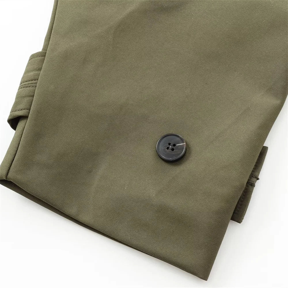 Drune | Modischer Trenchcoat Damen mit Kapuze