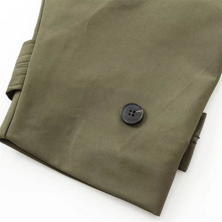 Drune | Modischer Trenchcoat Damen mit Kapuze
