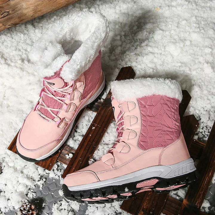 Drune | Klassische Winter Midi Stiefel mit Futter für Frauen