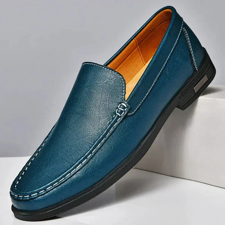 Drune | Leder Slipper Loafers Herrenschuhe