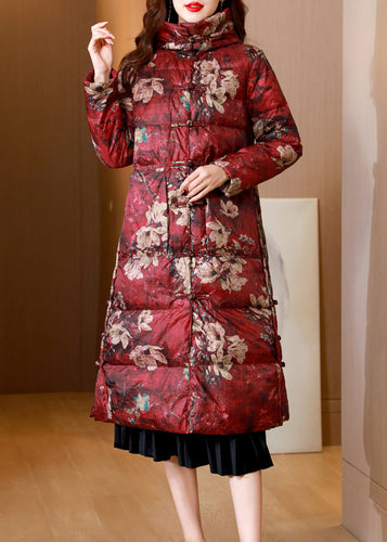 Drune | Drucktaschen Patchwork Entenfedern Pufferjacken Stehkragen Winter