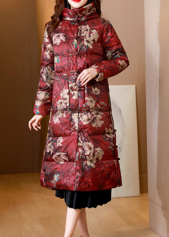 Drune | Drucktaschen Patchwork Entenfedern Pufferjacken Stehkragen Winter
