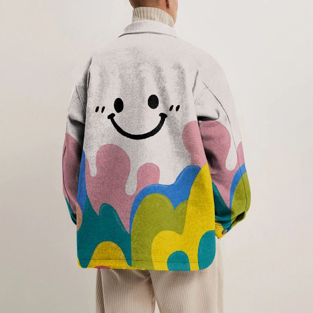 Drune | Stilvolle Bedruckte Jacke für Männer