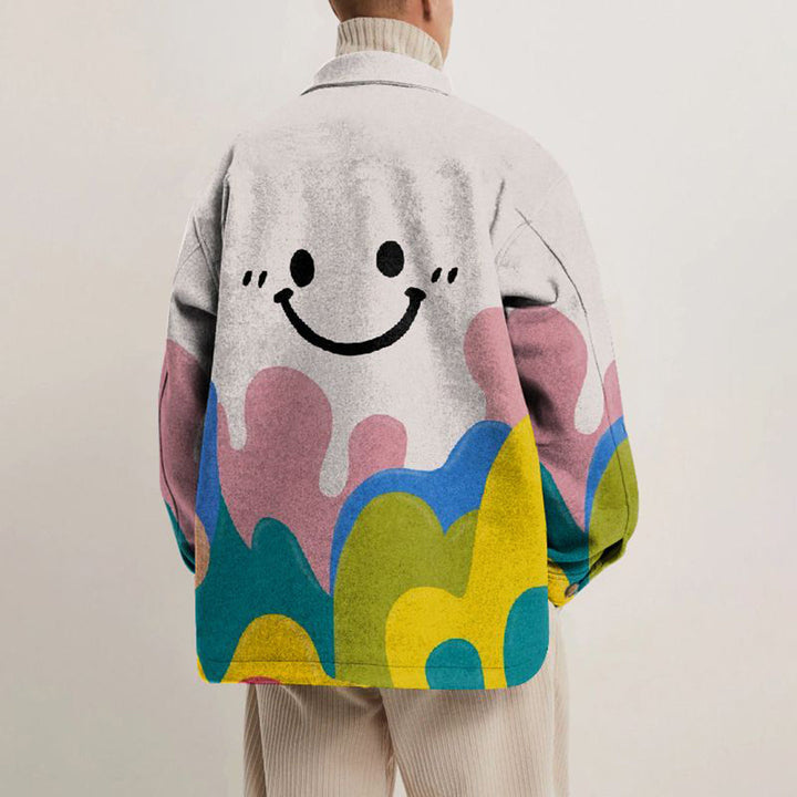 Drune | Stilvolle Bedruckte Jacke für Männer
