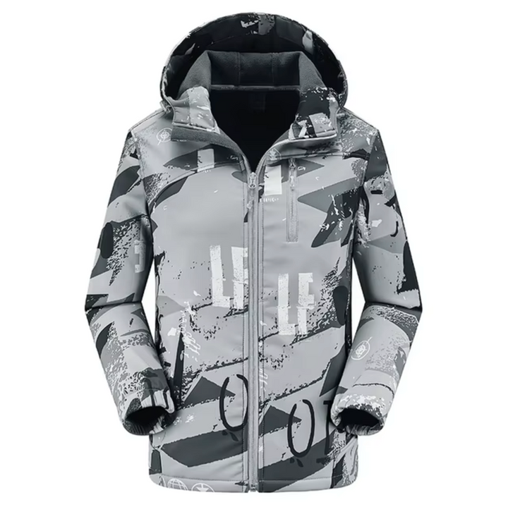 Drune | Multifunktionale Wasserfeste Softshell Winterjacke mit Kapuze