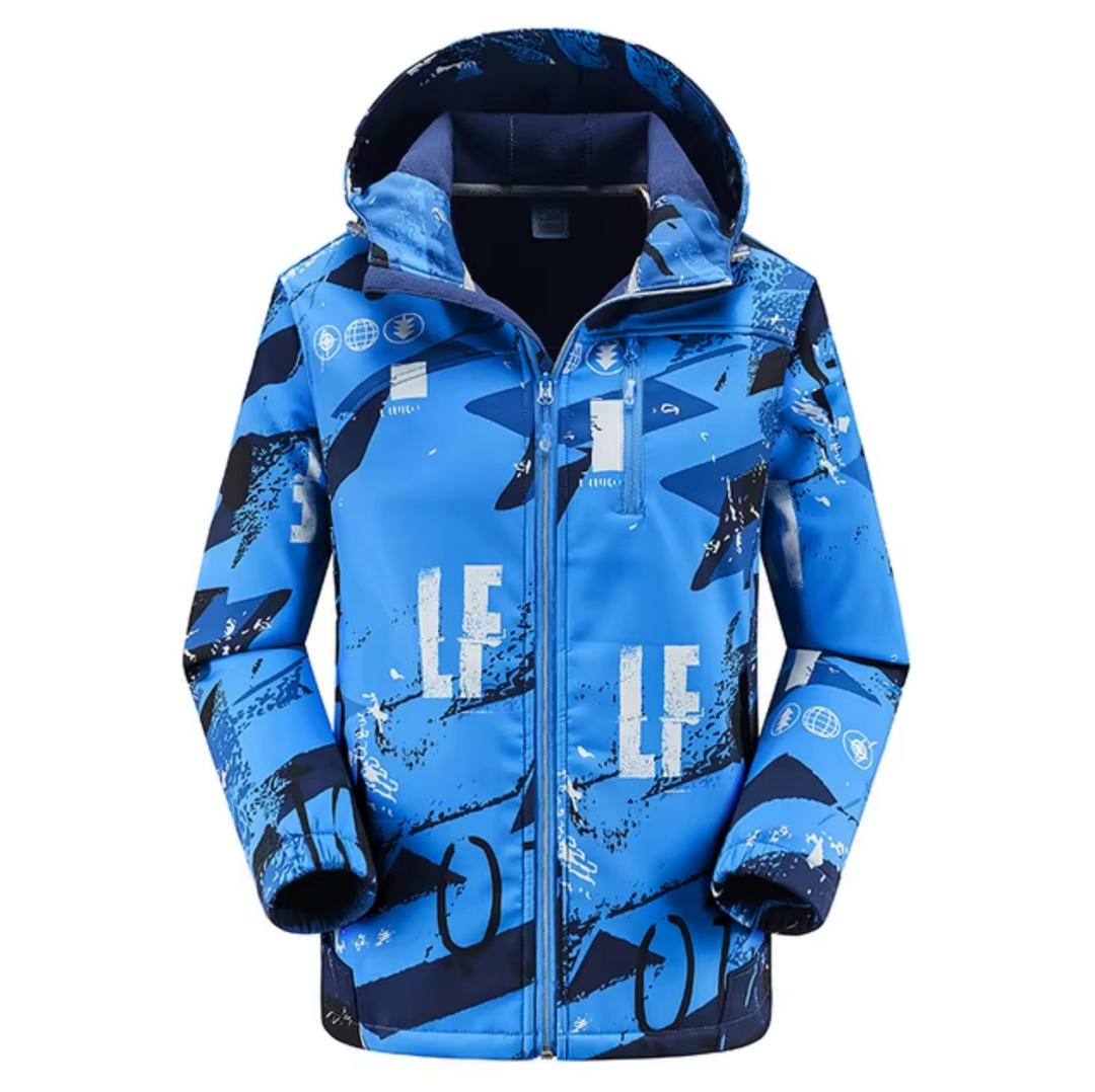 Drune | Multifunktionale Wasserfeste Softshell Winterjacke mit Kapuze