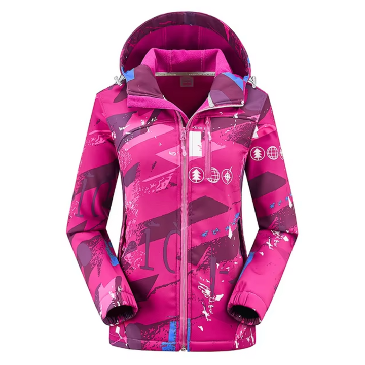 Drune | Multifunktionale Wasserfeste Softshell Winterjacke mit Kapuze
