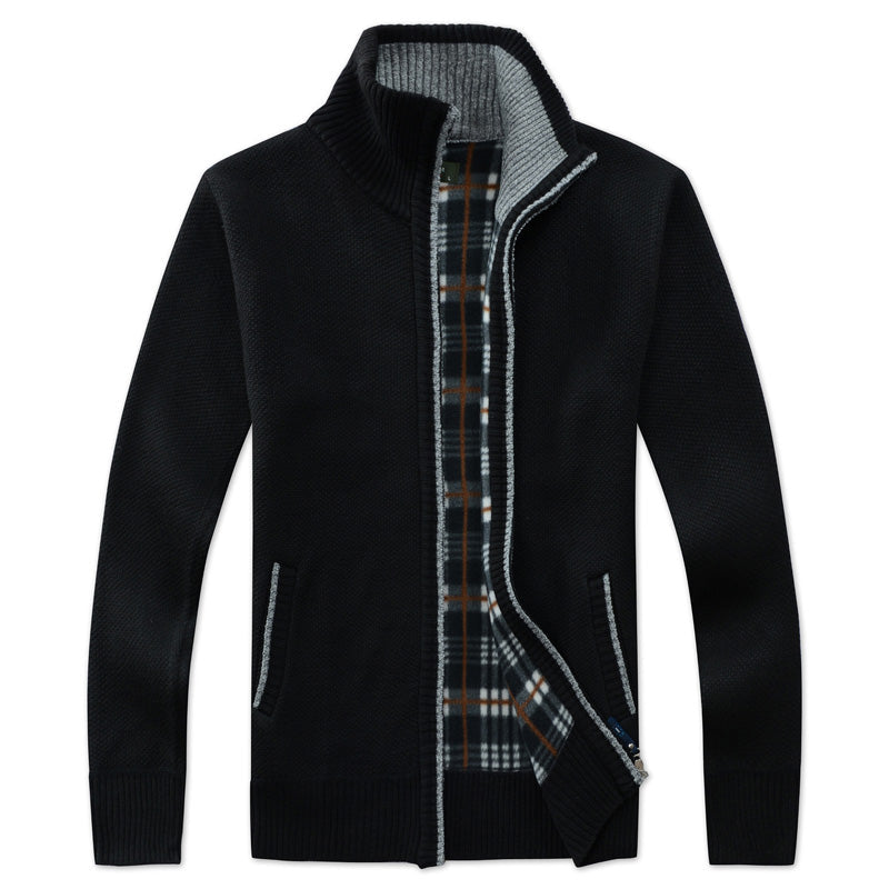 Drune | Herren Strickjacke Mit Fleecefutter