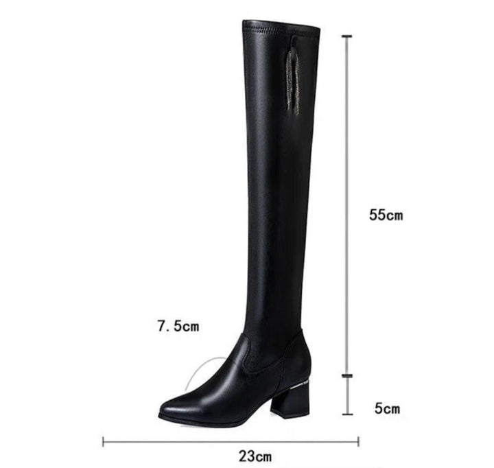 Drune | Warme Lederstiefel für Damen