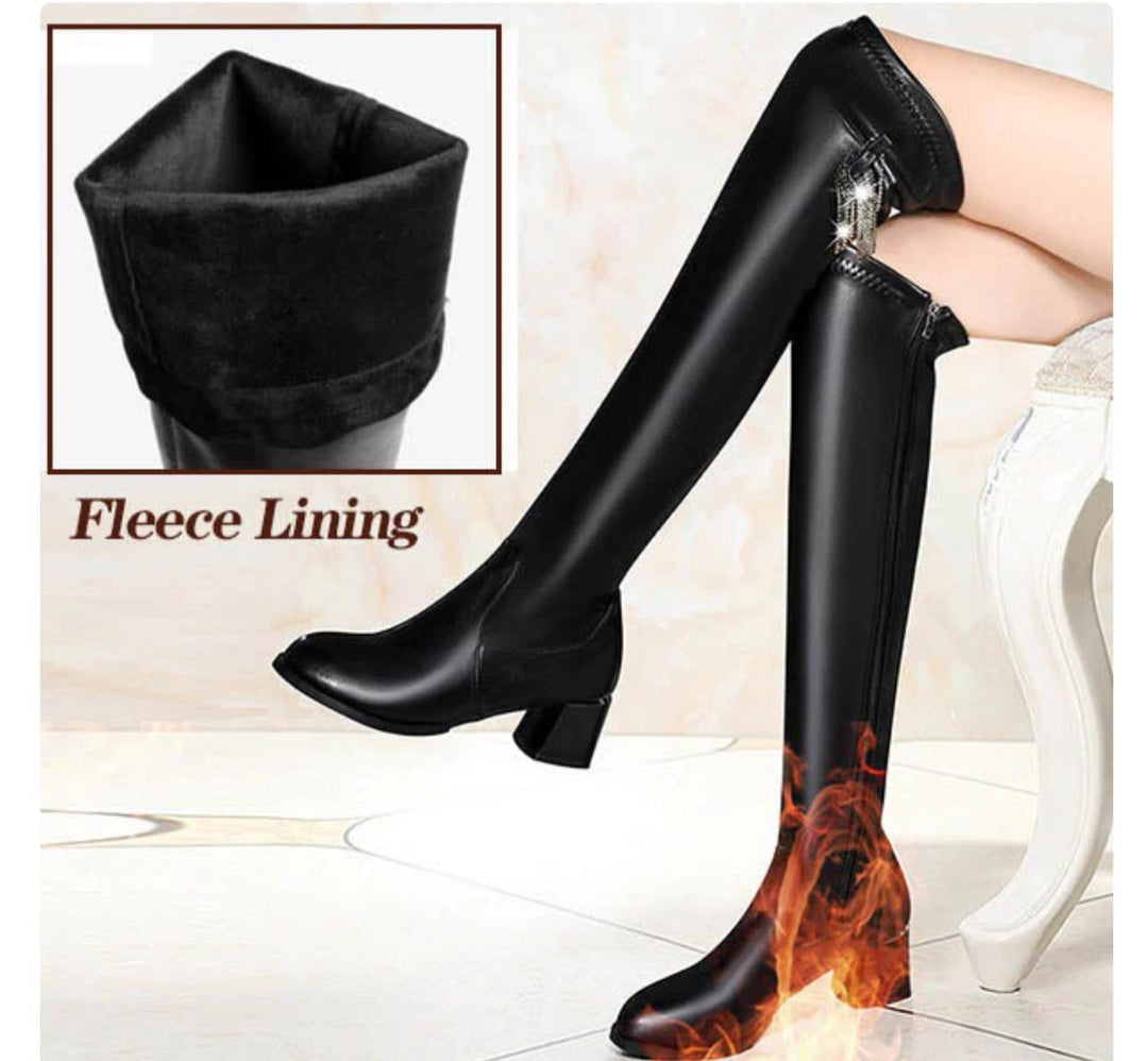 Drune | Warme Lederstiefel für Damen