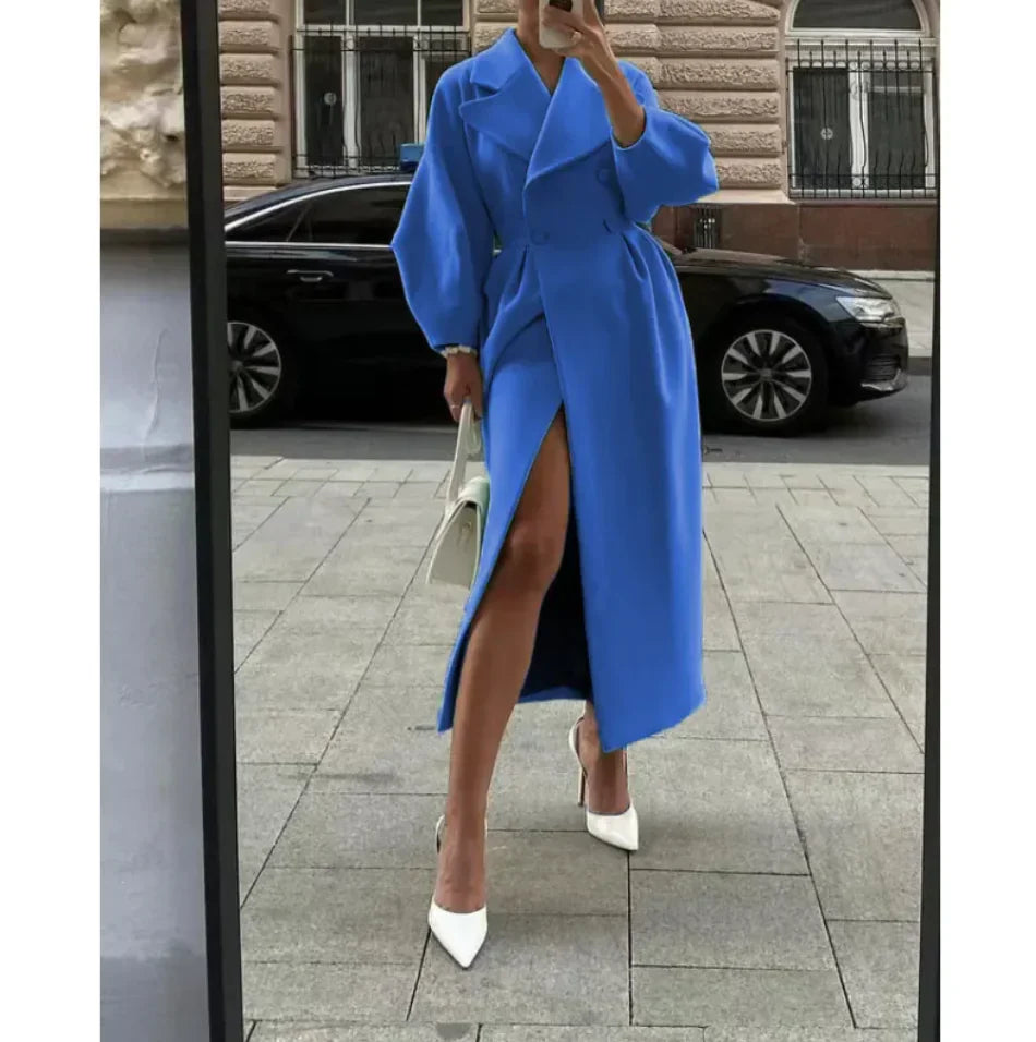 Drune | Lange Jacke Klassischer Schnitt Zeitloser Stil