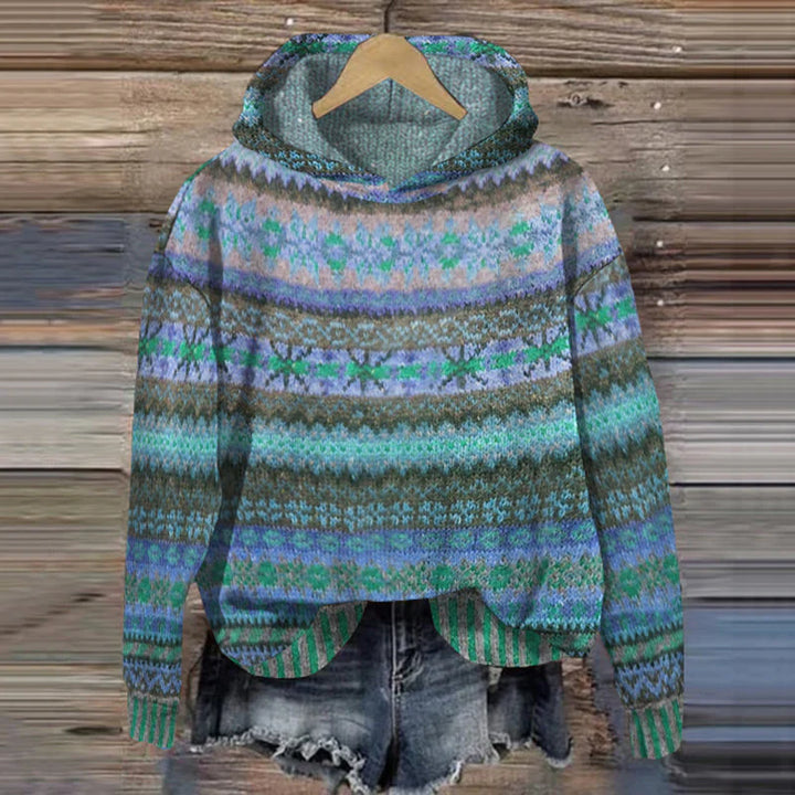 Drune | Weinlese Fair Isle Hoody