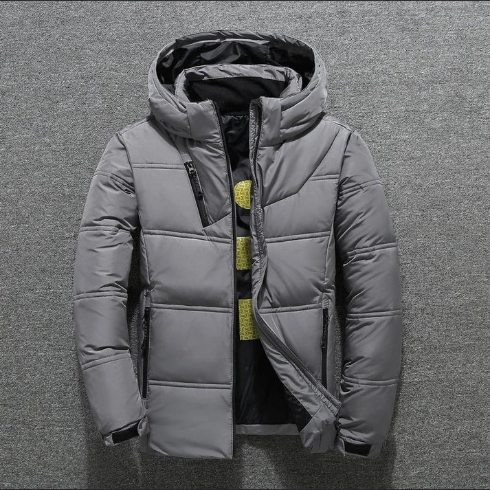 Drune | Warme, wasserdichte Herrenjacke mit Kapuze für den Winter