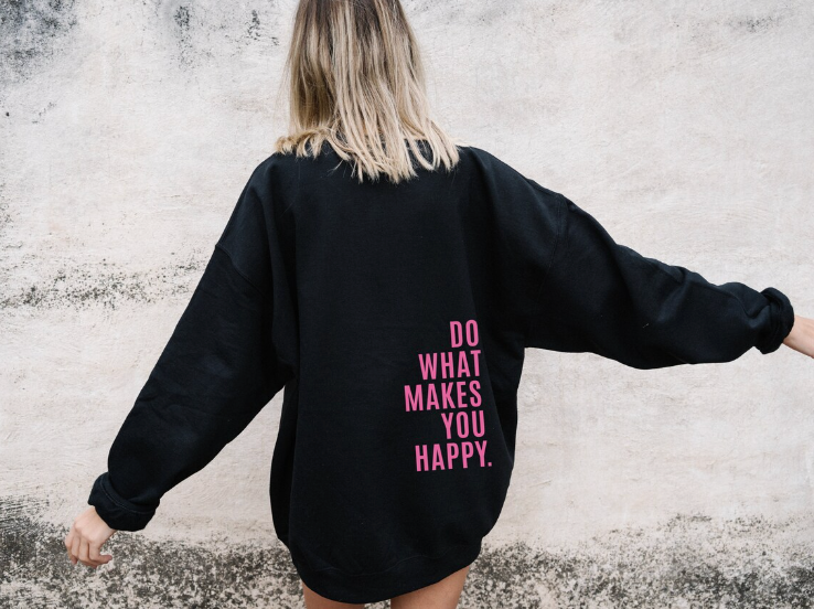 Drune | Damen Gelassenheit Statement Hoodie