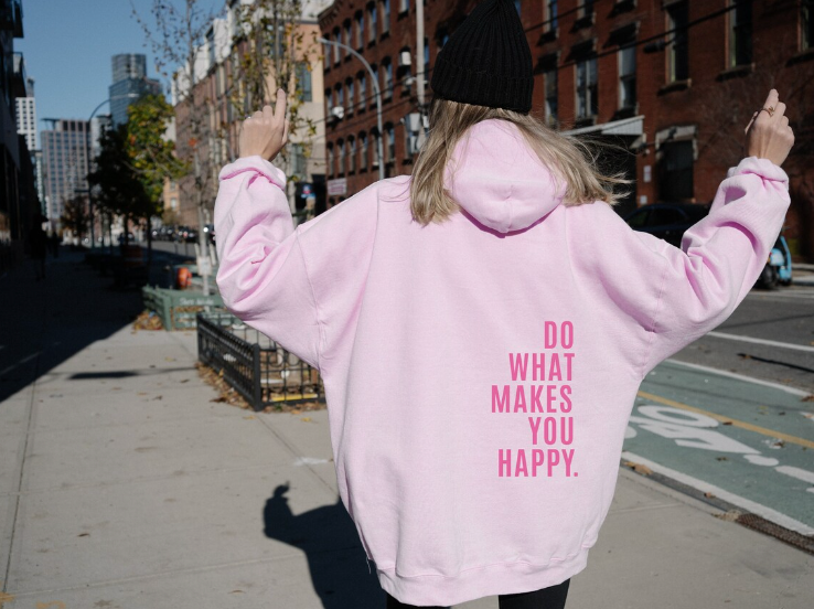 Drune | Damen Gelassenheit Statement Hoodie