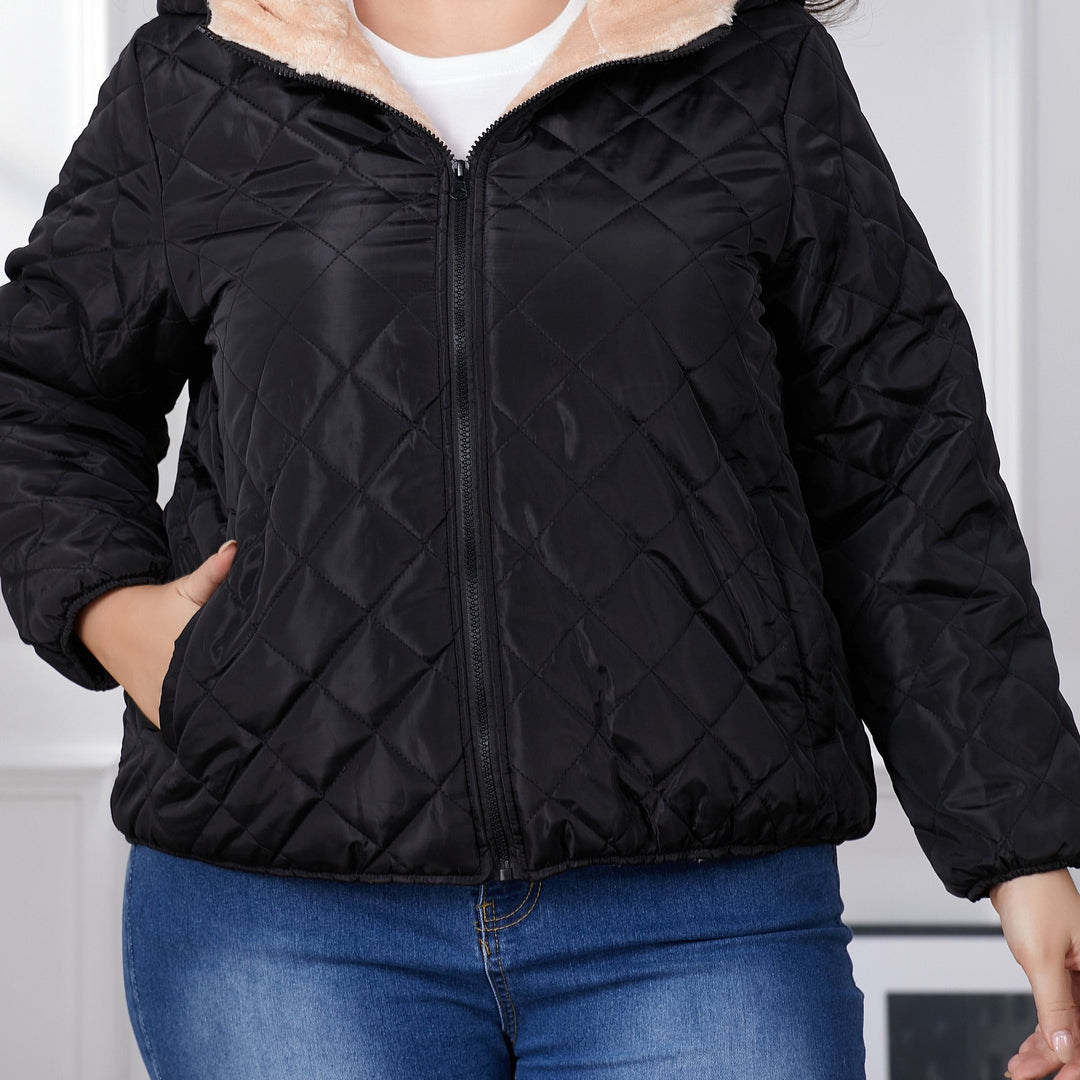 Drune | Bequeme Winterjacke im Color Blocking Design