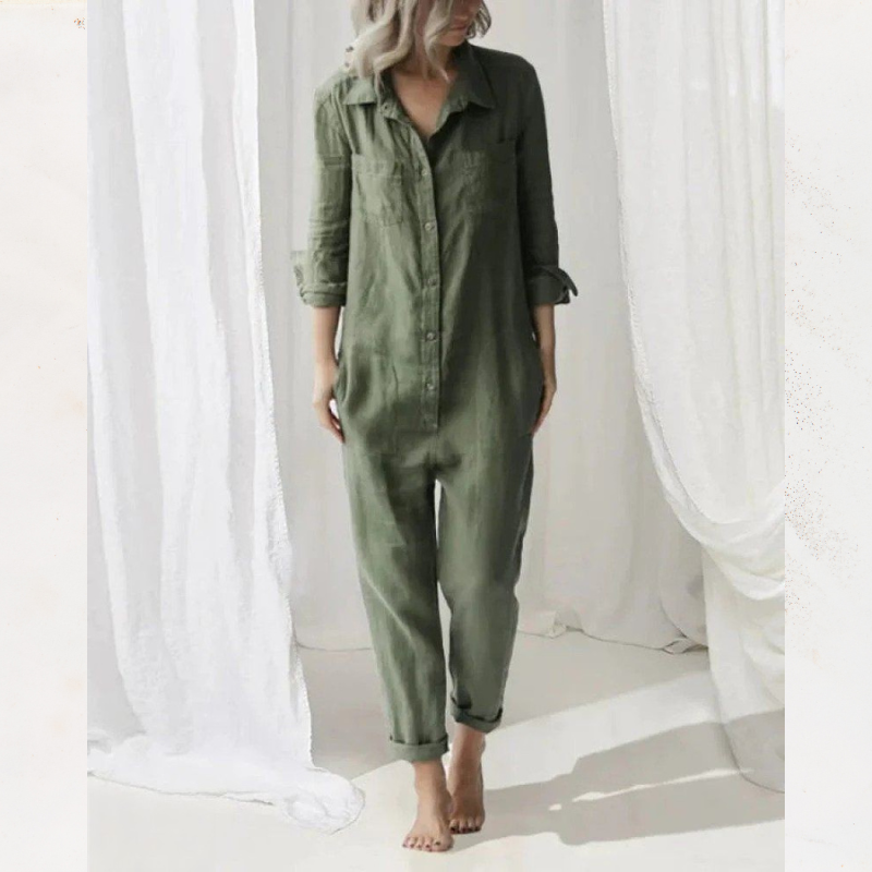 Drune | Eleganter Jumpsuit aus Baumwolle