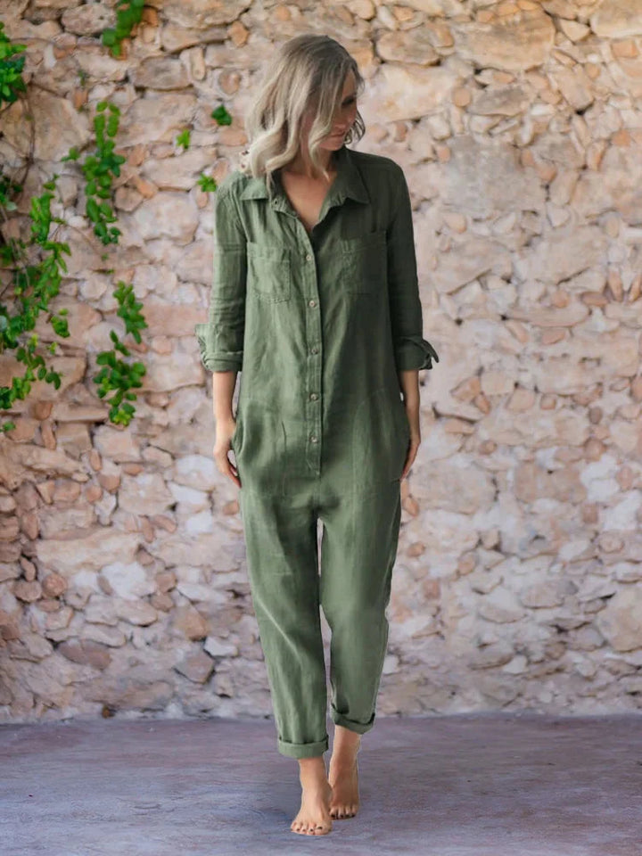 Drune | Eleganter Jumpsuit aus Baumwolle