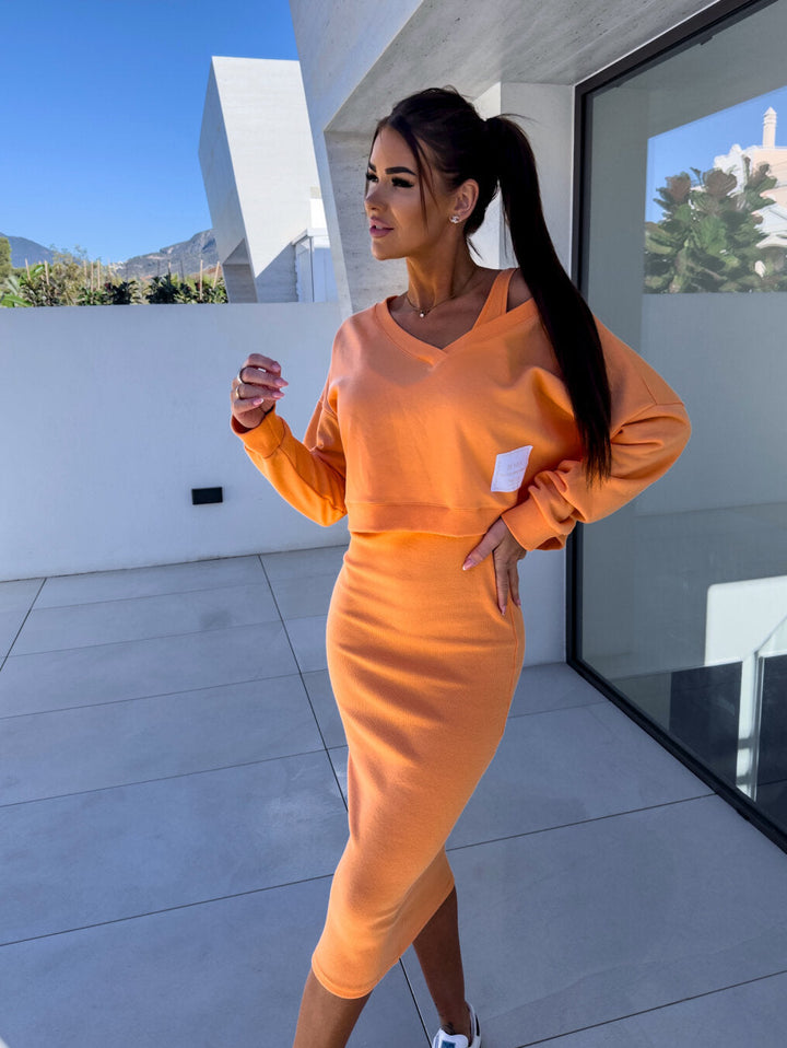 Drune | Sweatshirt-Kleid-Set