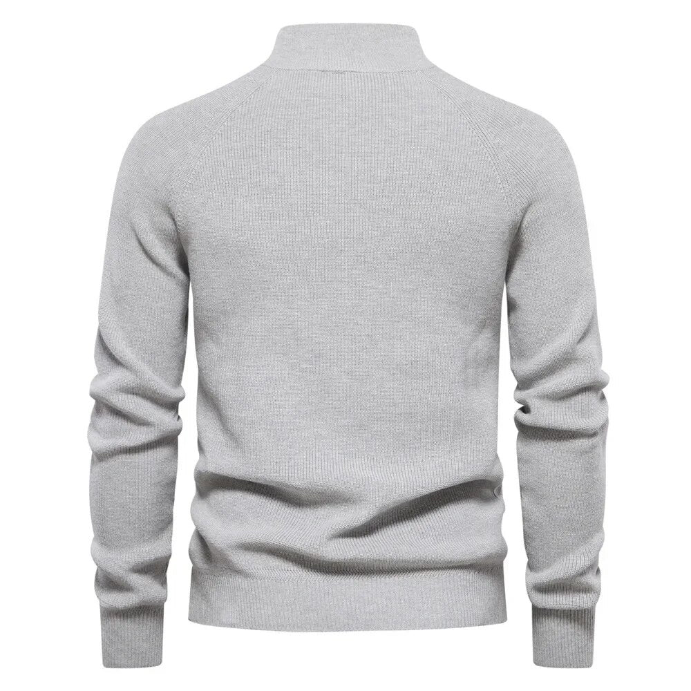Drune | Strickjacke mit Half-zip Wollmischung Elegant, Warm