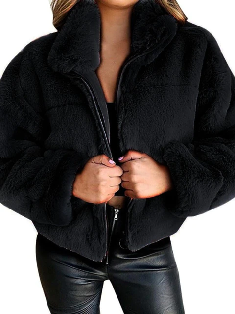 Drune | Wintermode Plüschjacke