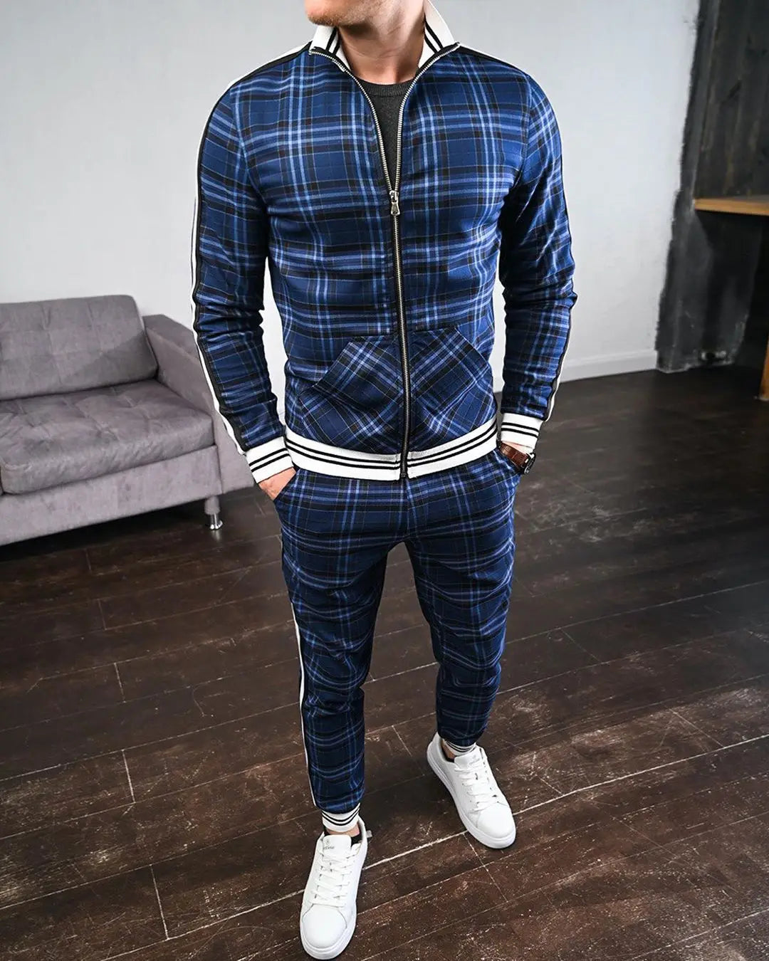 Drune | Atmungsaktives Trainingsjacken Satz Slim Fit Athleisure Sportswear Für Alle Jahreszeiten