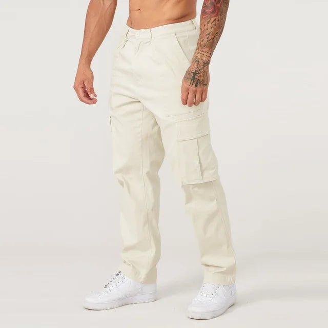 Drune | Lässige Atmungsaktive Cargohose für Männer