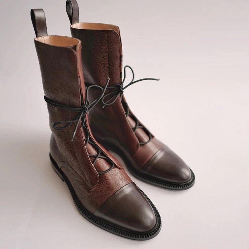 Drune | Klassische Vegane Leder Stiefeletten