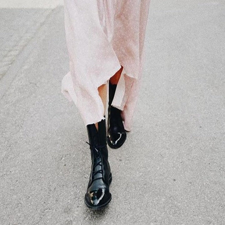 Drune | Klassische Vegane Leder Stiefeletten