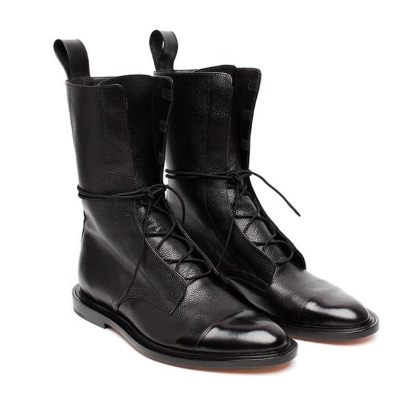 Drune | Klassische Vegane Leder Stiefeletten