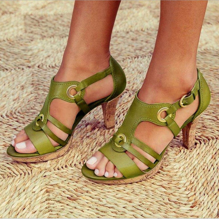 Drune | PU-Leder Bohemian Stil Sandale