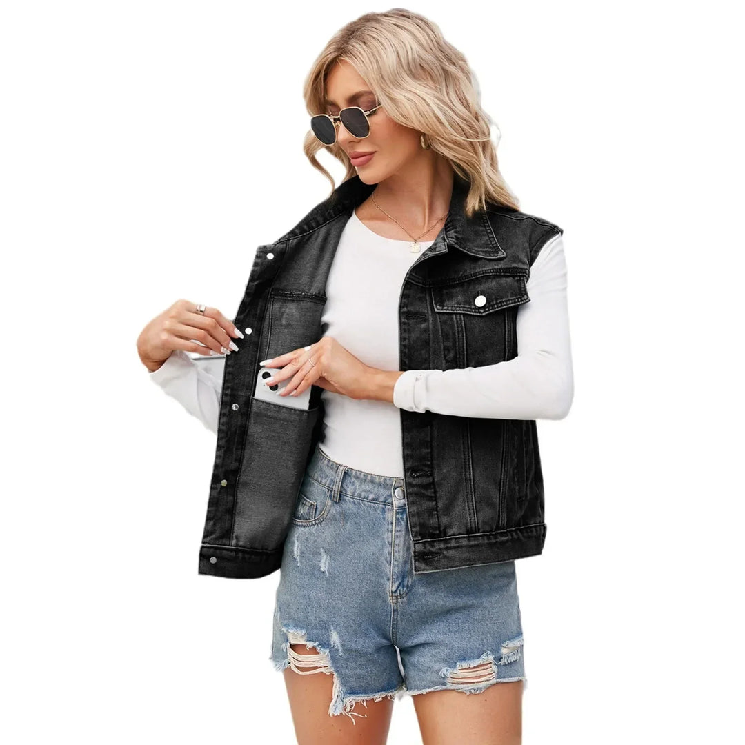 Drune | Jeansweste Mit Modernem Schnitt