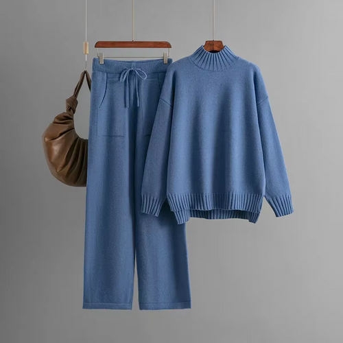 Drune | Stilvolles Set Aus Langärmeligem Pullover Und Gerader Hose