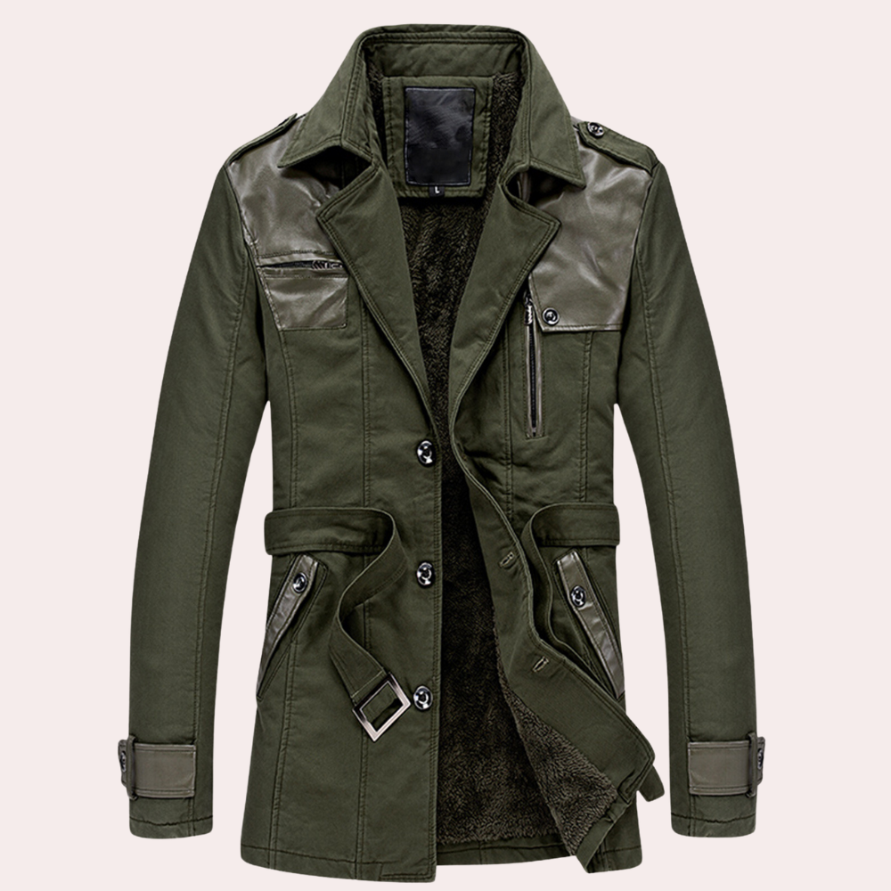 Drune | Eleganter, Warmer Trenchcoat für Männer