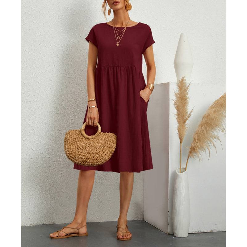 Drune | Kleid Lässiges lockeres Sommerkleid für jede Gelegenheit