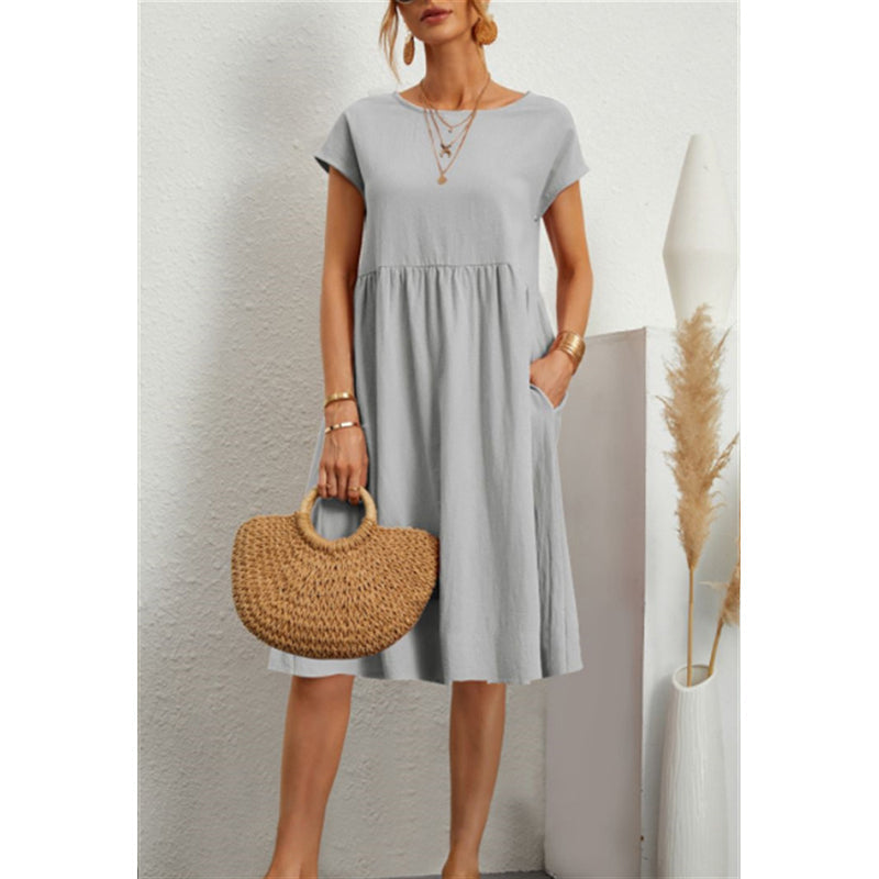 Drune | Kleid Lässiges lockeres Sommerkleid für jede Gelegenheit