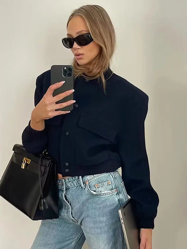 Drune | Kurze Trendige Übergangsjacke für Damen