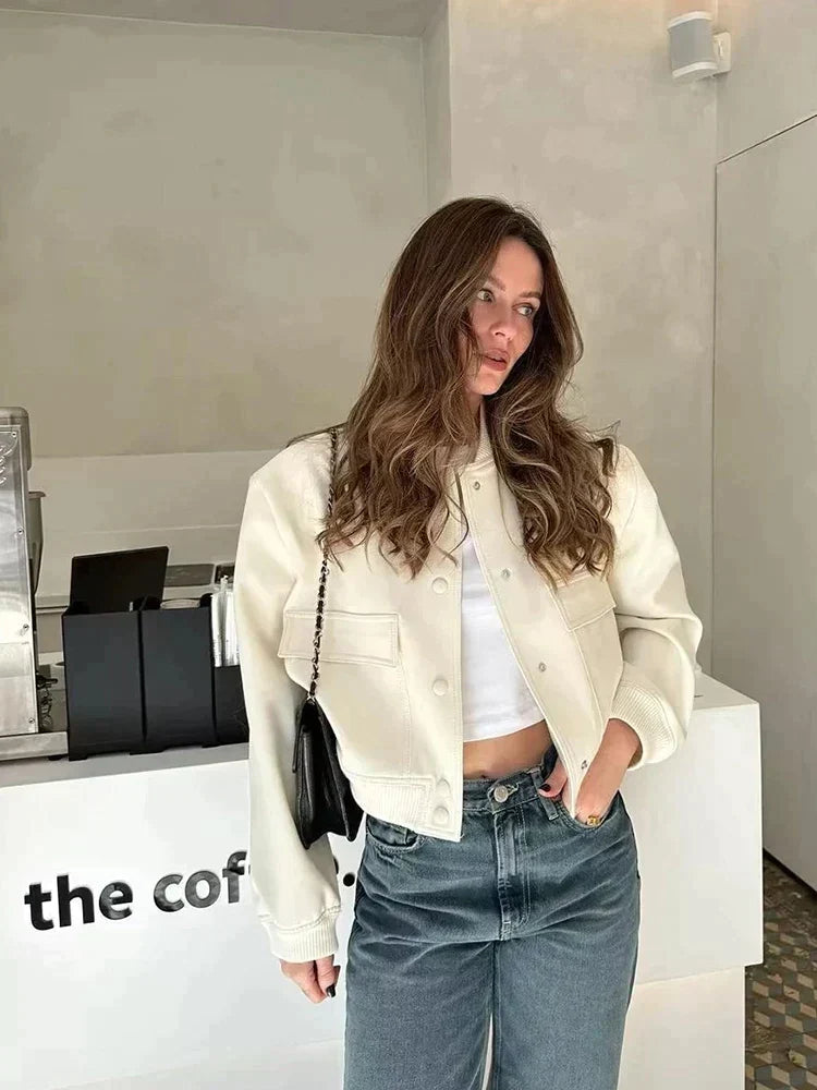 Drune | Kurze Trendige Übergangsjacke für Damen