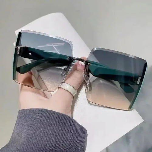 Drune | Stilvolle Quadratische Weinlese Sonnenbrille Für Damen