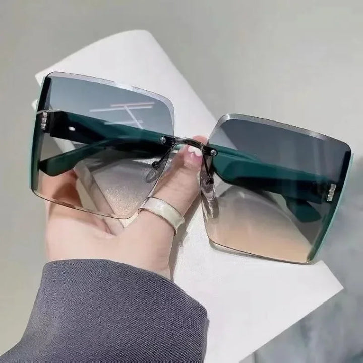 Drune | Stilvolle Quadratische Weinlese Sonnenbrille Für Damen